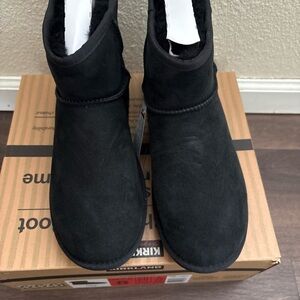 Black Suede Ankle Boots women’s size 8